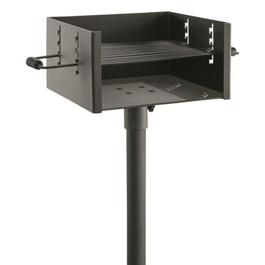 Guide Gear Large Heavy-Duty Park-Style Charcoal Grill