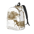 thumbnail image 1 of Easygdp Horse Rider In Field Mochila de Lona Resistente para Laptop, Compatible con Laptops de 15 a 17 pulgadas, Ideal para Escuela, Trabajo y Viajes-Medium, 1 of 5