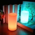 thumbnail image 6 of LINLIN Cylinder Shape Color LED Mood Lamp,Rechargeable Dimmable Night Light with Remote Control 16 Dimmable Colors 4 Effects for Kids and Adults,Ambient Decorative Party Lighting, 6 of 9