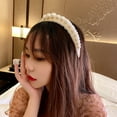thumbnail image 5 of Diademas para mujer, diademas de perlas, accesorios para el cabello, diademas antideslizantes, lindas y a la moda para mujer, 5 of 5