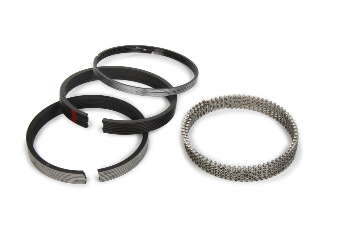 4.040 in Bore 1.5 x 1.5 x 3.0 mm Thick Standard Tension Piston Rings Plasma Moly Kit 8 Cylinder
