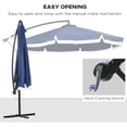 thumbnail image 4 of Outsunny Parasol Déporté 10 Pieds pour Patio avec Manivelle, 4 of 10