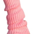 thumbnail image 7 of 1 Pair Leg Warmers Mid Calf Thickened Knitted Lolita Ribbed Keep Warm Solid Color Autumn Winter Women Boot Stoc, 7 of 7