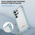 thumbnail image 2 of for Samsung Galaxy S25 Ultra Clear Case,Shockproof Soft TPU Bumper and Hard PC Back Cover,Corner Enhanced Protection,Non-Yellowing,Anti-Scratch,Drop Protection,Slim Fit for Galaxy S25 Ultra,Blue, 2 of 8