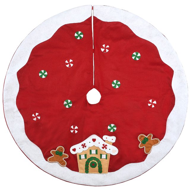 Falda del árbol de la casa de jengibre de la colección Be Merry de 48 " National Tree Company AH63-Y09238N-1