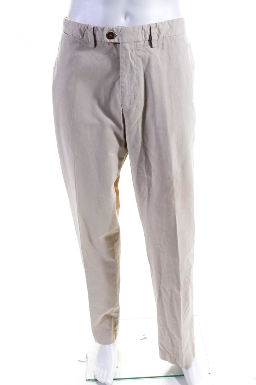 NWT Tommy Bahama Light Grey St. Thomas Pleated Silk Blend Pants 54x32