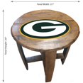 thumbnail image 2 of Imperial Green Bay Packers Oak Barrel Table, 2 of 3