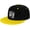Yellow, variant on Leopard Spots Patters Snapback Cap Flat Bill Hat : Infant Toddler -Kids Junior-Adult