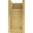 thumbnail image 4 of 11"W x 11"D x 22"H Wide Emerson Rough Cedar Woodgrain TimberThane Corbel, Primed Tan, 4 of 6