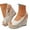 X1 Beige, variant on Womens Ankle Strap Espadrille Wedges Round Open Toe Platform Slingback on Peep Toe Sandals Comfort Summer Shoes