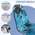 thumbnail image 6 of Uorisanigo Car Seat Towel Cover Starfish Sea Turtle Front Car Seat Covers Sweat-Absorbent Post Workout Sweat Washable Cover Universal Size Fit for Most Cars SUVs Trucks Vans, 6 of 8