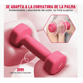 thumbnail image 3 of Par Mancuernas 2 Kilos Mate Para Ejercicio Pilates Yoga Gym color rosa, 3 of 4