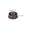 thumbnail image 2 of Uxcell 64PCS 28mm Brown Plastic Hole Plugs, Flush Type Panel Hole Caps, 2 of 6