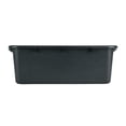 thumbnail image 6 of 6 Pack 20" x 15" x 7" Black Polypropylene Bus Dish Plastic Restaurant Tub w/Lid of Set, 6 of 9