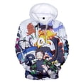 thumbnail image 1 of Sudaderas con capucha de Demon Slayer para Halloween, chaqueta informal para niños y adultos, tamaño Kamado Tanjirou Nezuko, jersey de Cosplay Unisex10Niños 150 Deng Xun unisex, 1 of 2