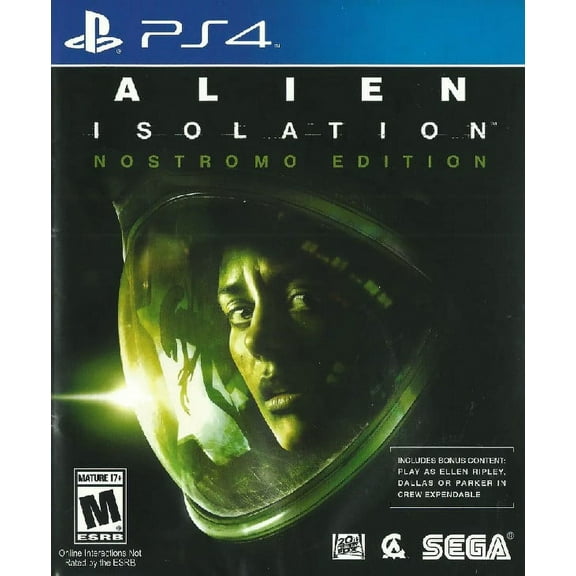 Restored Alien Isolation Nostromo Edition (Sony PlayStation 4, 2014) Survival Horror Game (Refurbished)