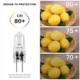 thumbnail image 5 of 20 Piezas Bombillas HalóGenas G4 W 12 V de 2 Pines para IluminacióN Cocina, Luces SeñAl, Pista, 5 of 5