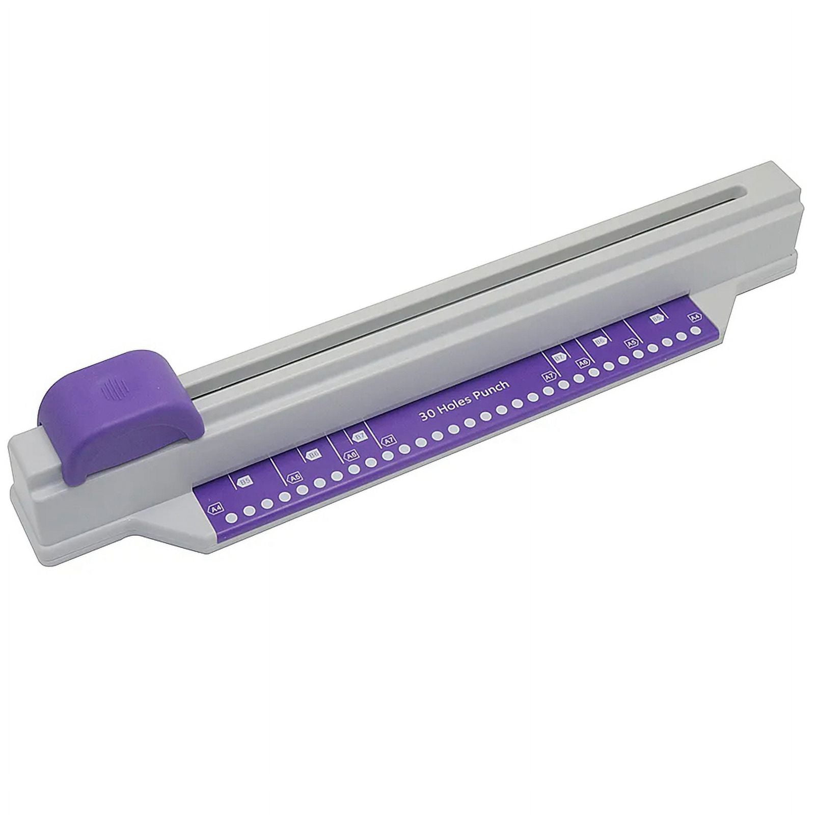 30 Holes Puncher Sliding Light Duty Paper Punch A4 B5 A5 A7 B7 A6 B6 Capacity 5 Sheets Hole