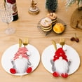 thumbnail image 5 of CREATITOY Christmas Faceless Gnome Utensil Cover, 3D Design Festive Cutlery Sleeve, Perfect for Holiday Dining Table Decor, Christmas Party and Home Festive Supply, 5 of 8
