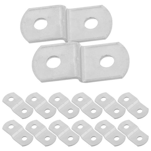 15pcs Furniture Accessories Silver Z Shaped Bow Corner Brackets 90 Degree Iron Corner Protectors For Frames Office Home And Commercial Spaces