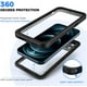 BengUp pour iPhone 12 6.1 inch Waterproof Case [Pas pour iPhone 12 Pro] avec Protecteur d'Écran Intégré Antichoc – image 5 sur 5