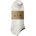 thumbnail image 3 of Yacht & Smith Wholesale Men's Cotton Shoe Liner Training Socks Size 10-13 (White, 60), 3 of 7