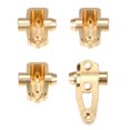 thumbnail image 1 of TFixol Brass Front Rear Axle Lower Shock Mount Axle Mount Set Suspension Links Stand Compatible with TRAXXAS TRX-4 82056-4 G500 RC Car 4 PCS, 1 of 6