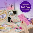 thumbnail image 6 of 2-Pack Mega DIY Journal Kit – Art & Craft Set for Tweens – Cool  Birthday Gift Ideas for Girls Ages 8-12 – Scrapbook & Diary Kit, 6 of 7