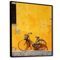 thumbnail image 2 of Designart "Citrus Relaxation Bike" Bicycle Floater Framed Wall Decor, 2 of 5