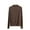 Brown, variant on Kaemgyyd Womens Long Sleeve Shirts Mock Neck Basic Loungewear Stretch Thermal Base Layer Soft Comfy Pajamas Tops Sleepwear