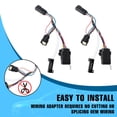 thumbnail image 4 of Headlights Convert Adapters for 16-18 Chevy Silverado 1500 factory LED headlights, 4 of 9