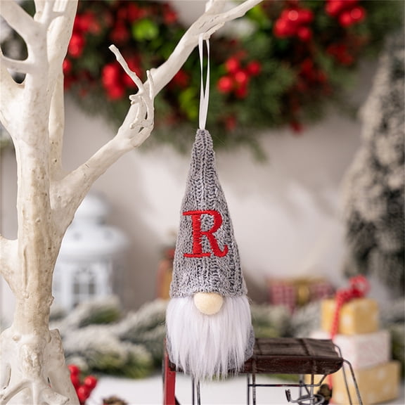 Isvgxsz Christmas Faceless Gnome Santa Ornaments Xmas Tree Hanging Ornament Doll Decoration for Home Pendant Gifts Christmas Decorations(