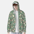thumbnail image 2 of Kdxio Mushrooms Gnome Print Women Men Sun Protection UPF 50+ Jackets Zip Up Long Sleeve Hoodie Hiking Lightweight with Pockets, 2 of 7