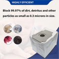 thumbnail image 2 of FLINT - 6-Pack Vacuum Cleaner Replacement Dust Bags For Irobot Roomba I3 I6 I7 S9 Plus, 2 of 6