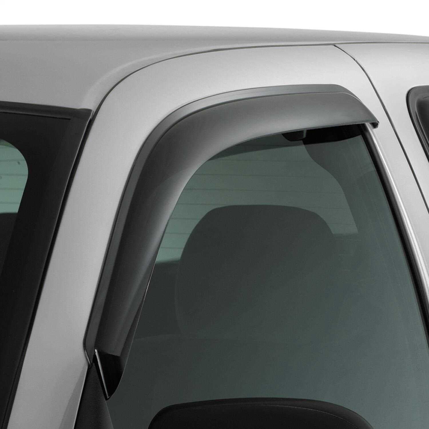 Auto Ventshade AVS 92217 Ventvisor Deflector 2 Pc., Front Smoke Outside Mount Excludes T-Top