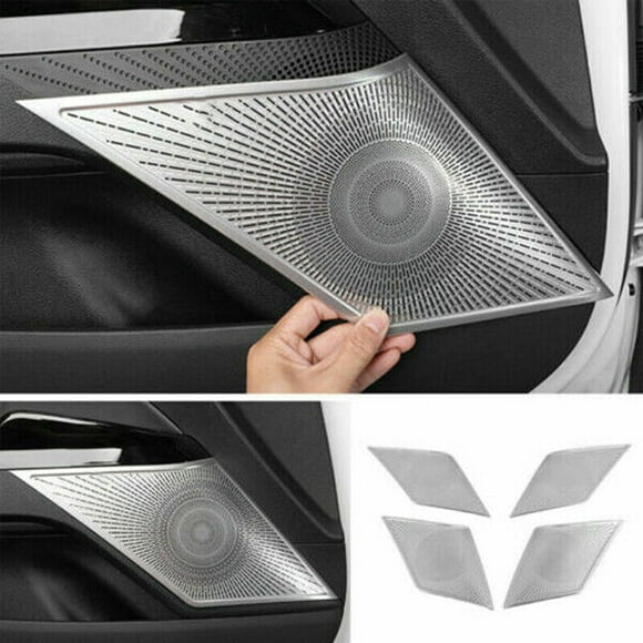 for Kia K5 2021-2022-2023 Matte Silver Inner Door Speaker Horn F for Ram e Cover Trims