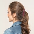 thumbnail image 2 of Unique Bargains 1 Pc Banana Clip Solid Color Hair Clip Red, 2 of 5