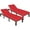 Brown, variant on Patiojoy Outdoor Rattan Chaise Lounge Chair Adjustable Backrest Recliner with Cushions