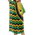 thumbnail image 4 of HELLHERO Geometric Shapes Bathing Suit Cover Up High Quality Fabrics Casual Free Size Long Kimono Cover Ups for Swimwear Women for Womens, 4 of 6