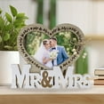 thumbnail image 2 of Valentines Day Gifts, Mr & Mrs Picture Frame, Personalized Picture Frame for Couples, Picture Frame for Table Top Display and Wall Mounting Photo Frame, Wedding Gift, 2 of 5