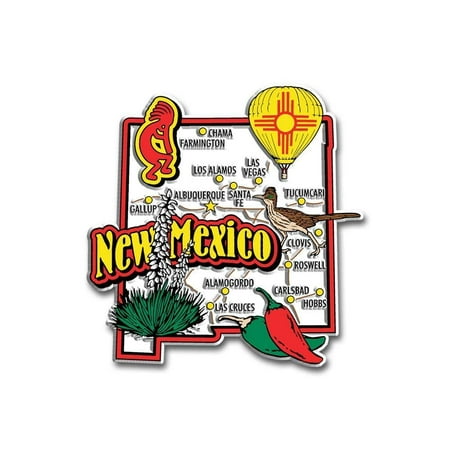 New Samsung Magnet - New Mexico Jumbo State Map Fridge Magnet