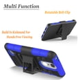 thumbnail image 7 of LG Aristo Case, LG LV3 Case, LG Phoenix 3 Case, LG K8 2017 Case, Dual Layers [Combo Holster] Case And Built-In Kickstand And Circlemalls Stylus Pen (Blue), 7 of 7