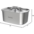 thumbnail image 7 of Stainless Steel Cat Water Fountain 108oz with 8 Filters for Cats and Dogs, 7 of 7