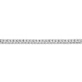 thumbnail image 3 of 14K White Gold bracelet Curb chain Flat 20 in 2.9 mm, 3 of 5