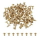 thumbnail image 1 of Uxcell 100Pcs ST4 x 10mm Tornillos autorroscantes con cabeza plana para metal, negro, 1 of 6