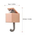 thumbnail image 2 of Heavy Duty Hooks for Hanging Lights Banner Clips with Hooks Large Wall Hanger Hooks Sticky Wall Hangers Self Window Suction Cup Hanger Heavy Duty Pack Squirrel Wall Hook Keychain, 2 of 2