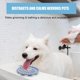 thumbnail image 5 of Alfombrilla para lamer perros, alfombrilla de baño de silicona para perros, almohadilla para lamer, dispositivo de distracción de alimentación lenta con ventosas para entrenamiento de aseo y baño (co, 5 of 5