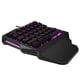 thumbnail image 3 of Monstrate Teclado de una mano, teclados para juegos, controlador de piezas de juego portátil con cable con retroiluminación RGB profesional Electrónica, 3 of 6