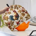 thumbnail image 3 of HELLHERO Rooster Floral Teapot Dust Cover Insulation Dust Proof for Mom Holiday Anniversary, 3 of 8