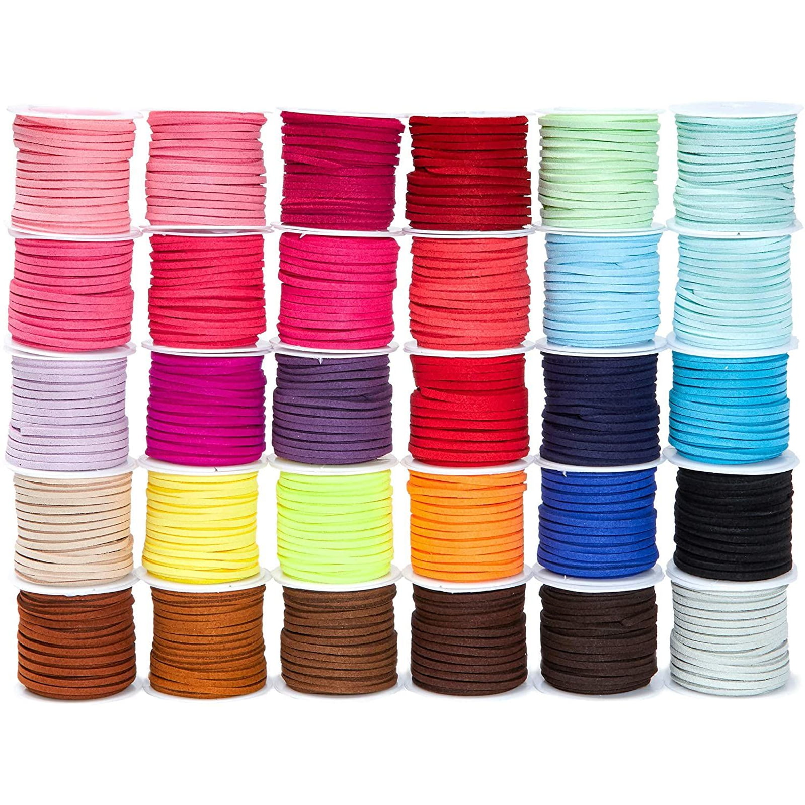 wholesale 5/100yd 3mm Suede Leather String Jewelry Making Thread Cords 